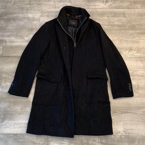 Cole Haan Wool Men PeaCoat Jacket Medium